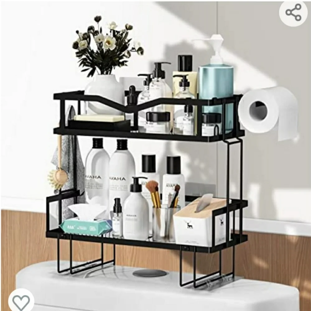 Over the toilet organizer